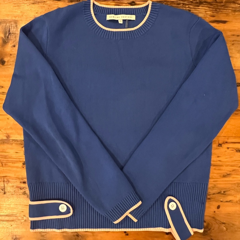 English factory size small sweater. Excellent condition